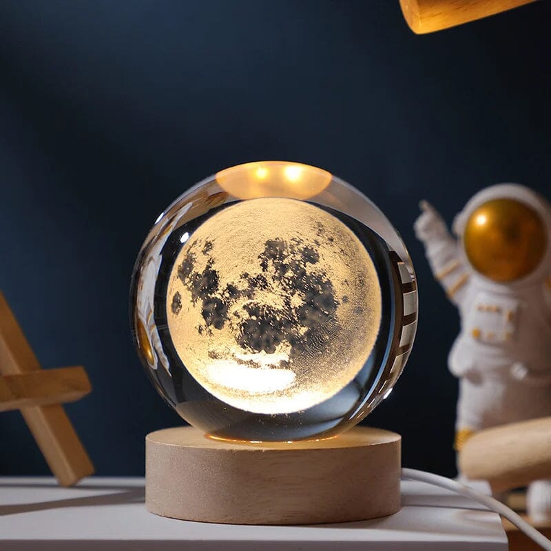 LunaGlobe™ 3D Cosmic Crystal Lamp