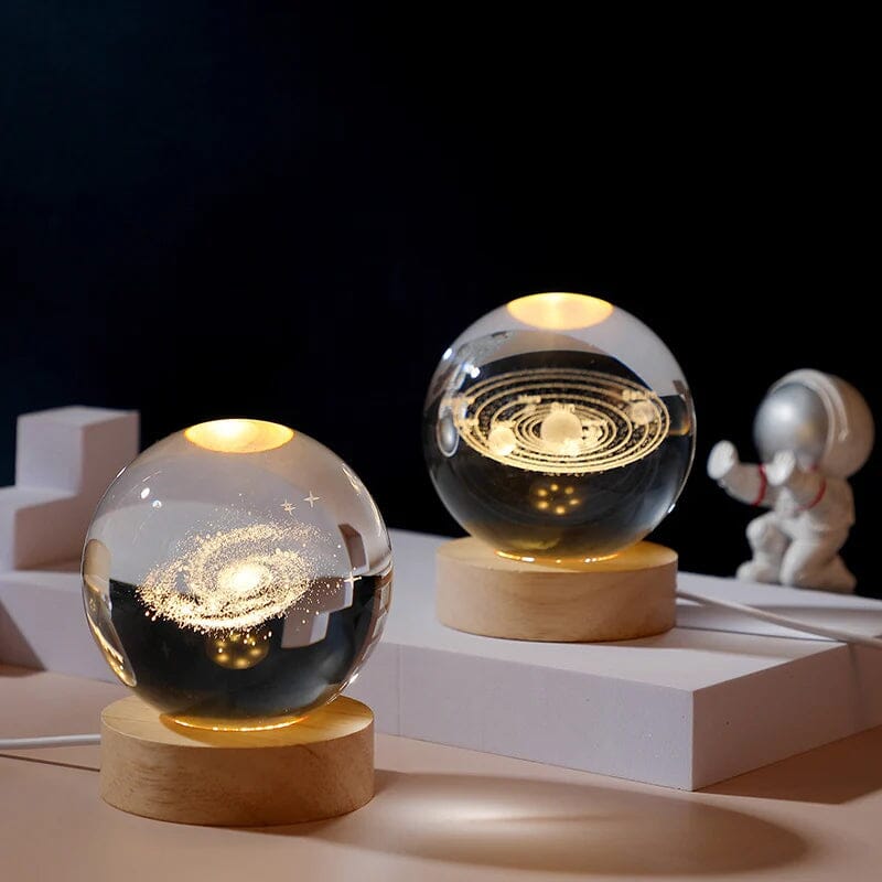 LunaGlobe™ 3D Cosmic Crystal Lamp