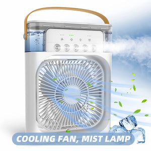 Portable Fan Air Conditioner 3-in-1 Air Humidifier