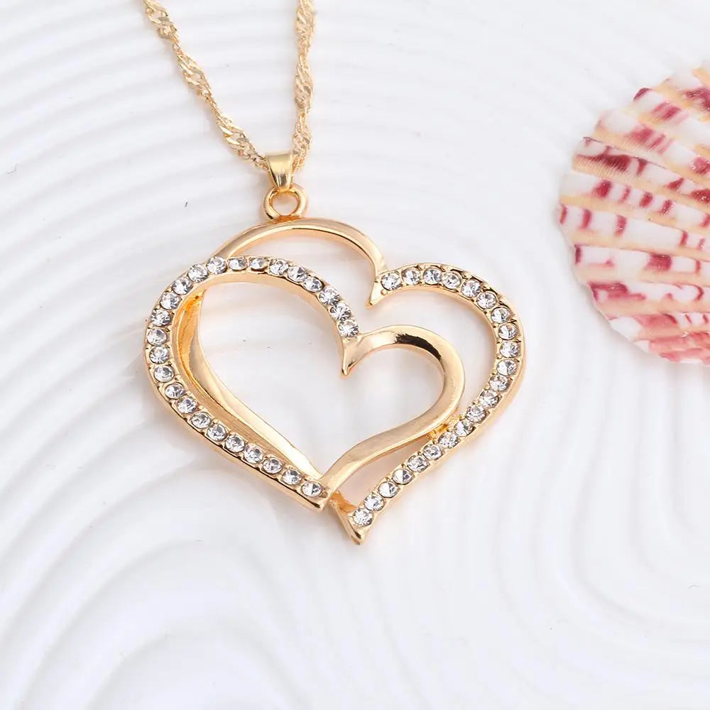 3-Piece Heart-Shaped Jewellery Set