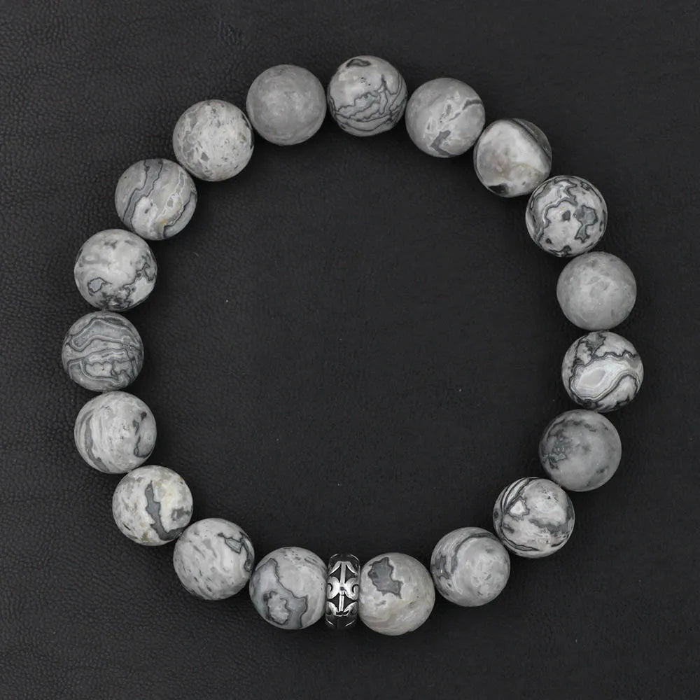 10mm Natural Stone Beaded Bracelets