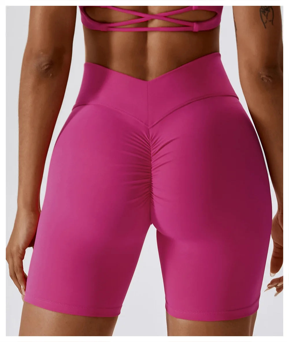 Addison™ Summer High Waist Yoga Shorts