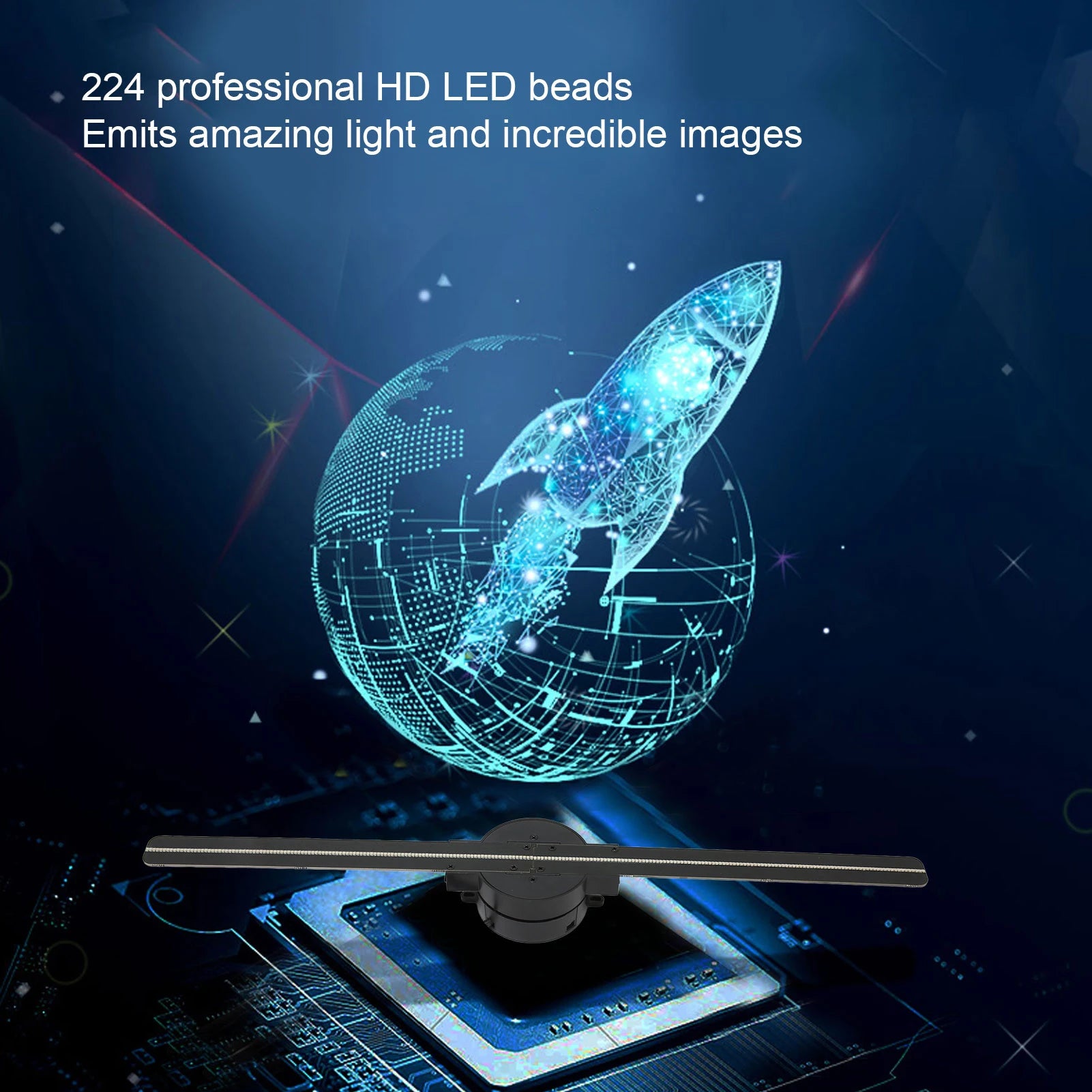 16.5" Wifi 3D Hologram Fan Projector