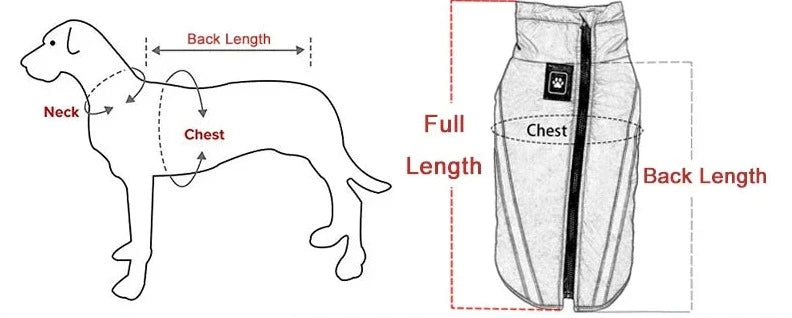 Waterproof Dog Clothes for Large Dogs