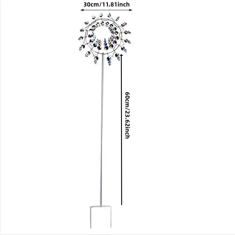 Magical Kinetic Metal Windmill