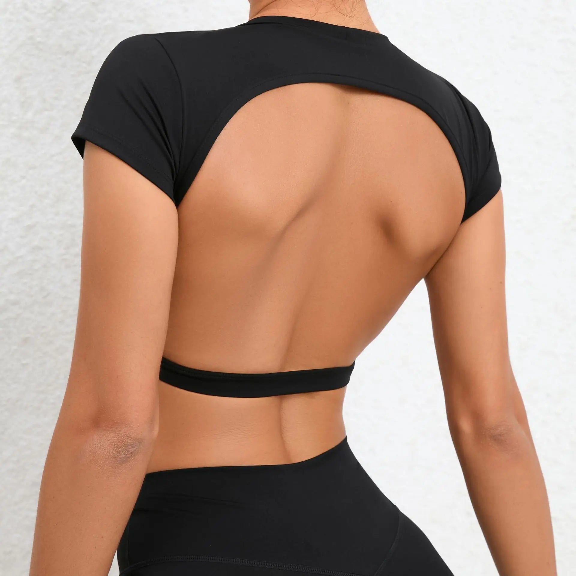 Scarlett™ Breathable Backless Workout Crop Top