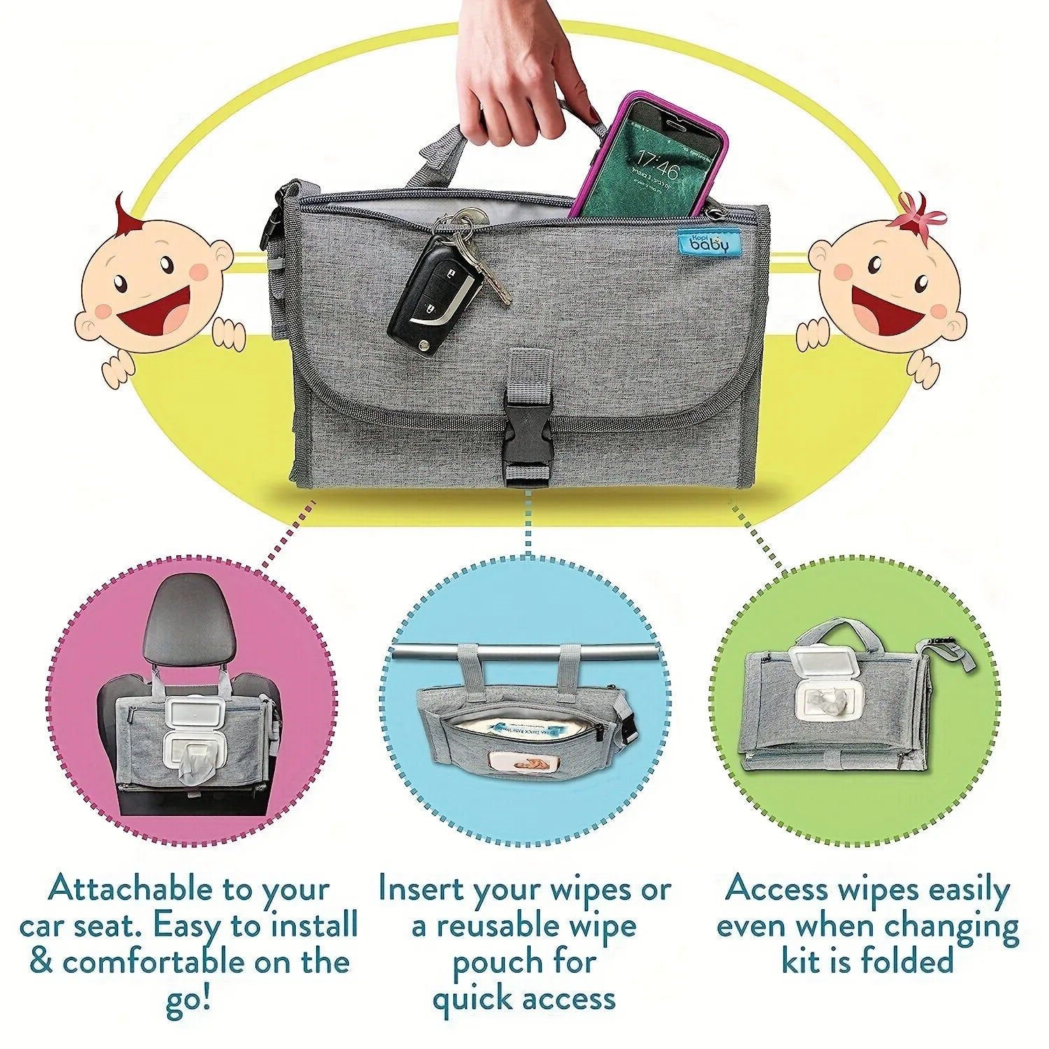 Portable Diaper Changing Travel Kit