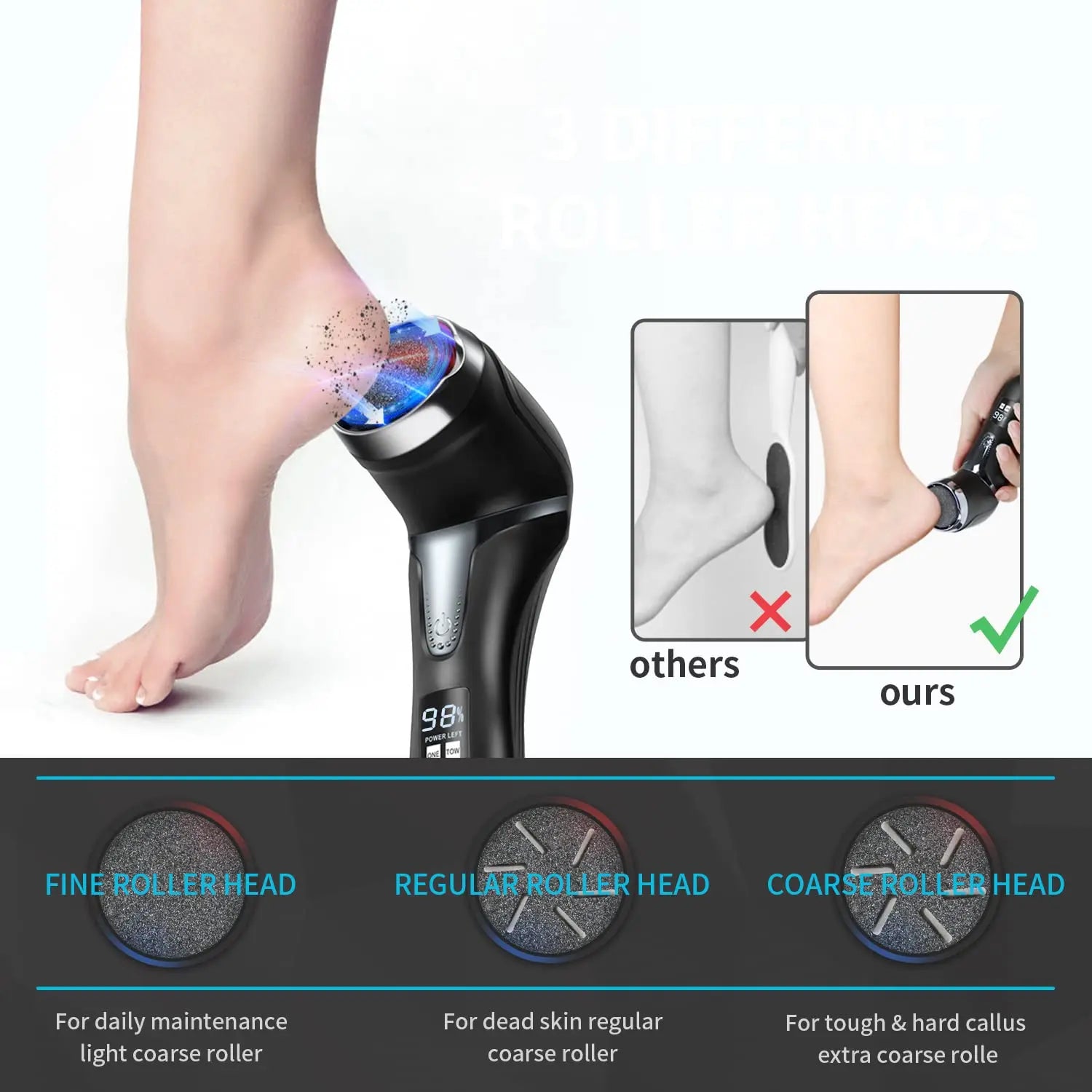 Electric Pedicure Foot Care System Tool