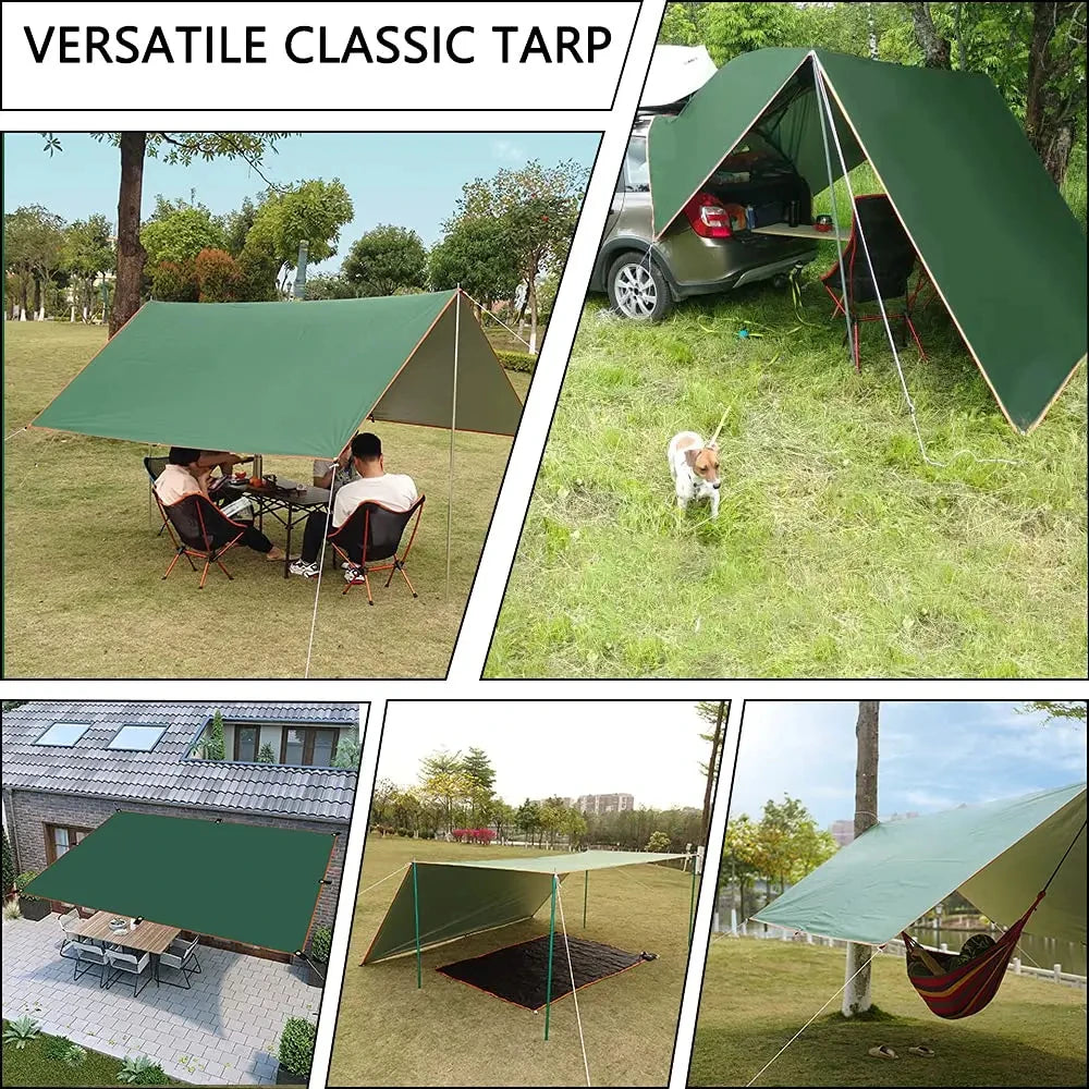 Top Lander Camping Tarp Waterproof Tent Shade