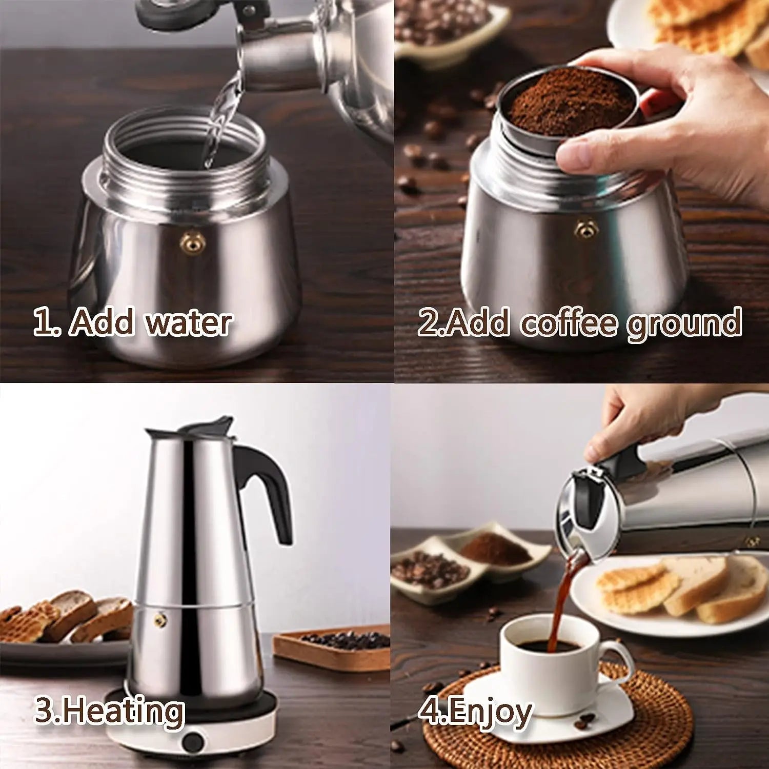 Moka Pot Espresso Maker