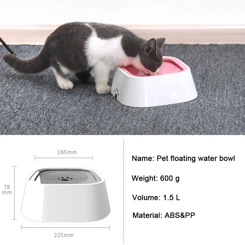 1.5L Floating Dog Drinking Water Bowls