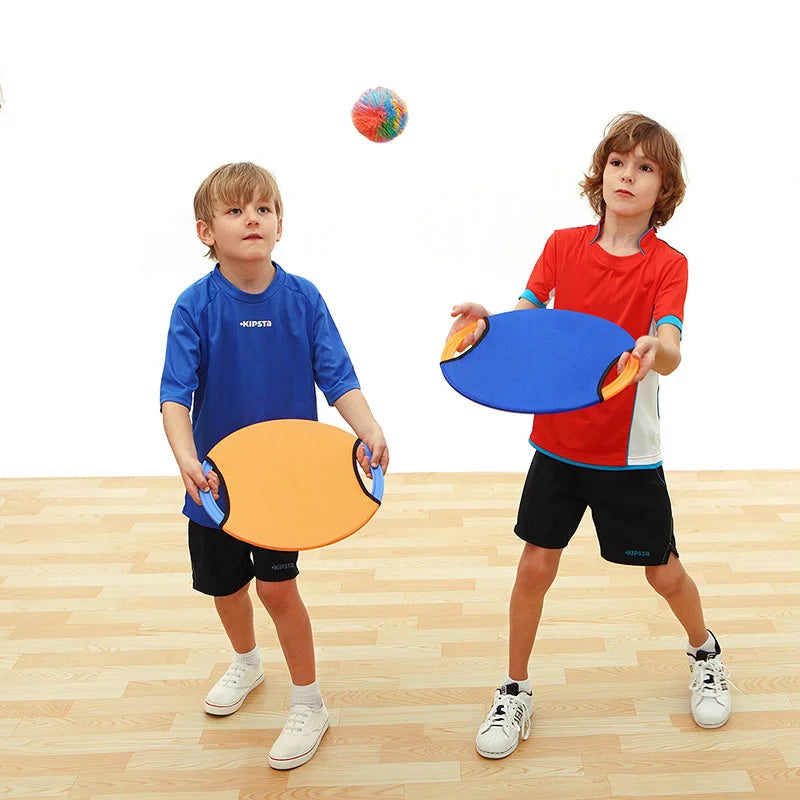 Outdoor Fun Bouncy Paddle & Stringy Ball Toss And Catch Game