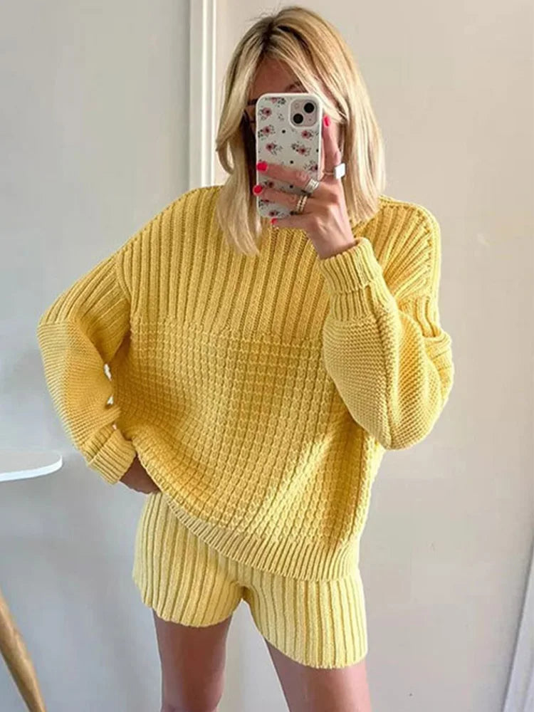 Dionne™ Knitted Women's Sweater Suit