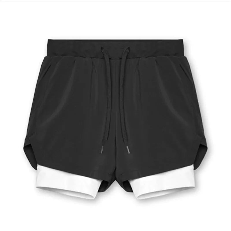 Maverick™ Double Layer Breathable Fitness Men's Sports Shorts