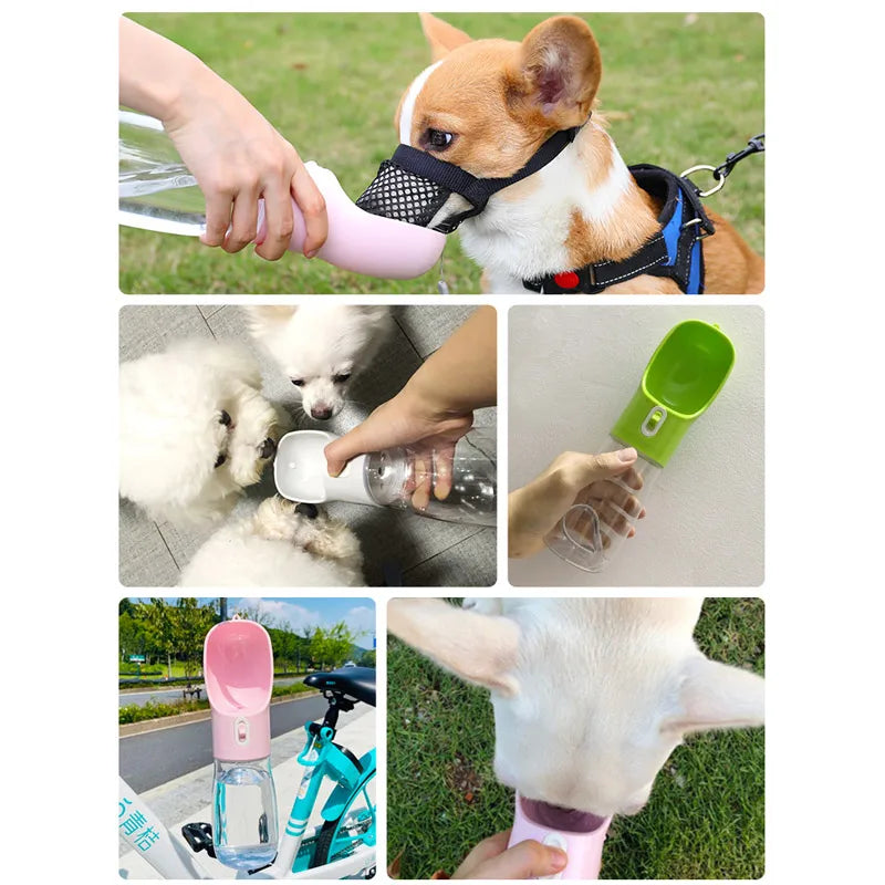 Pet Portable Outdoor Travel Water Food Bottle