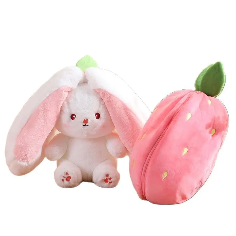 Strawberry Carrot Rabbit Plush Toy