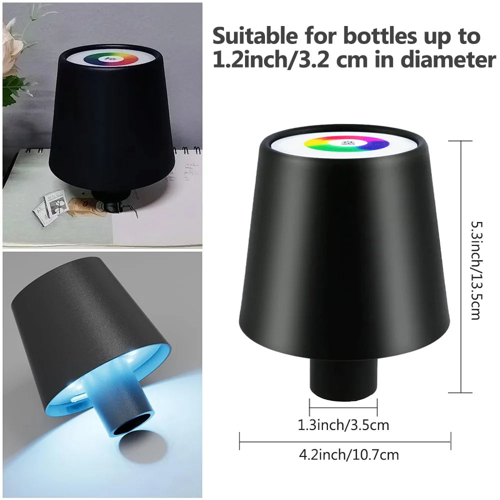 Portable Dimmable Bottle Lamp