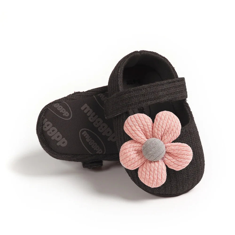 Retro Baby Girls Cotton Shoes