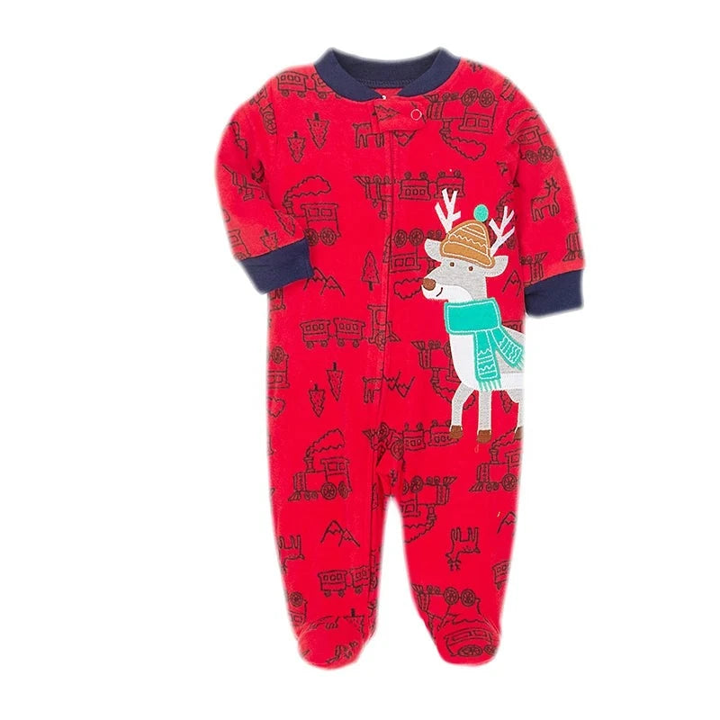 Baby Zipper Fleece One-Piece Pyjamas