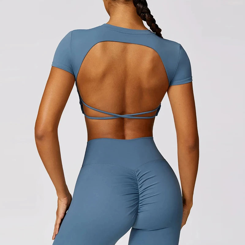 Olivia™ Gym Sports Yoga Backless Set