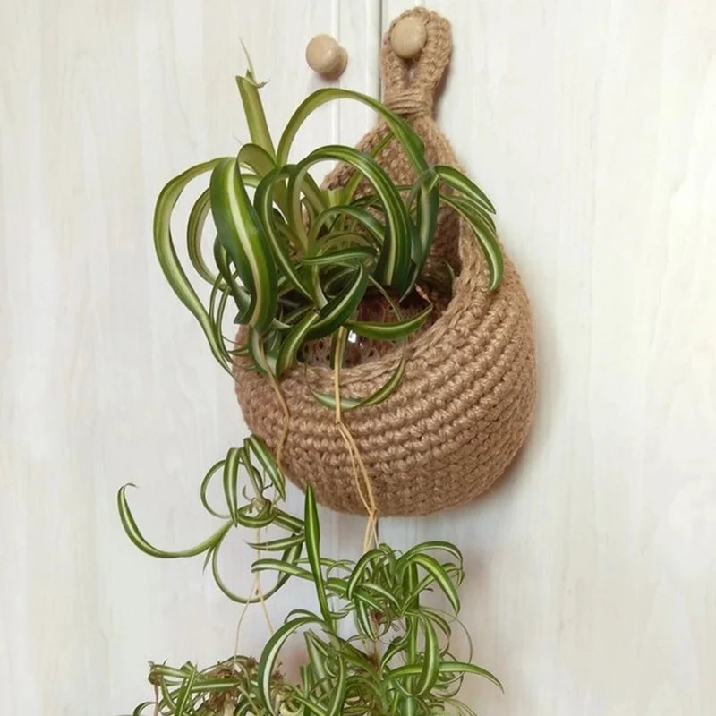 Hand-woven Basket Wall Kitchen Hanging Net