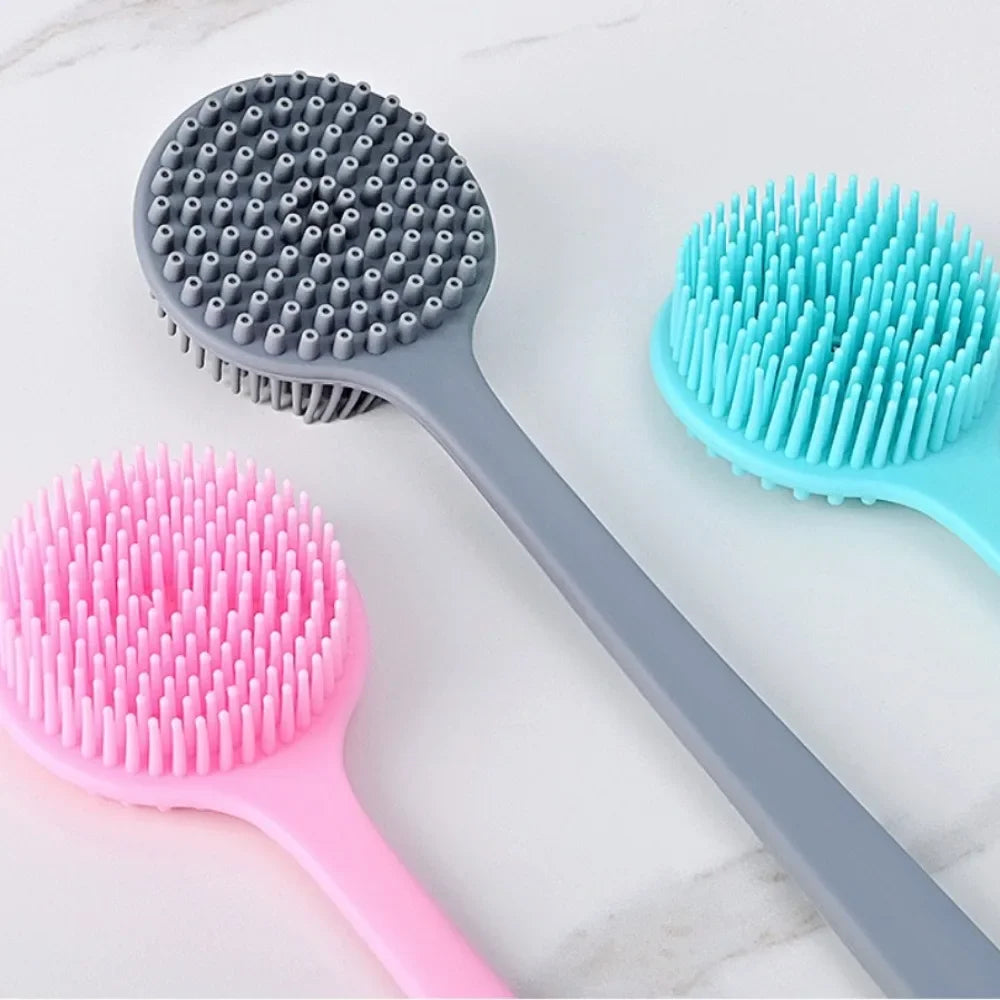 Double-Sided Silicone Long Handle Back Scrubber