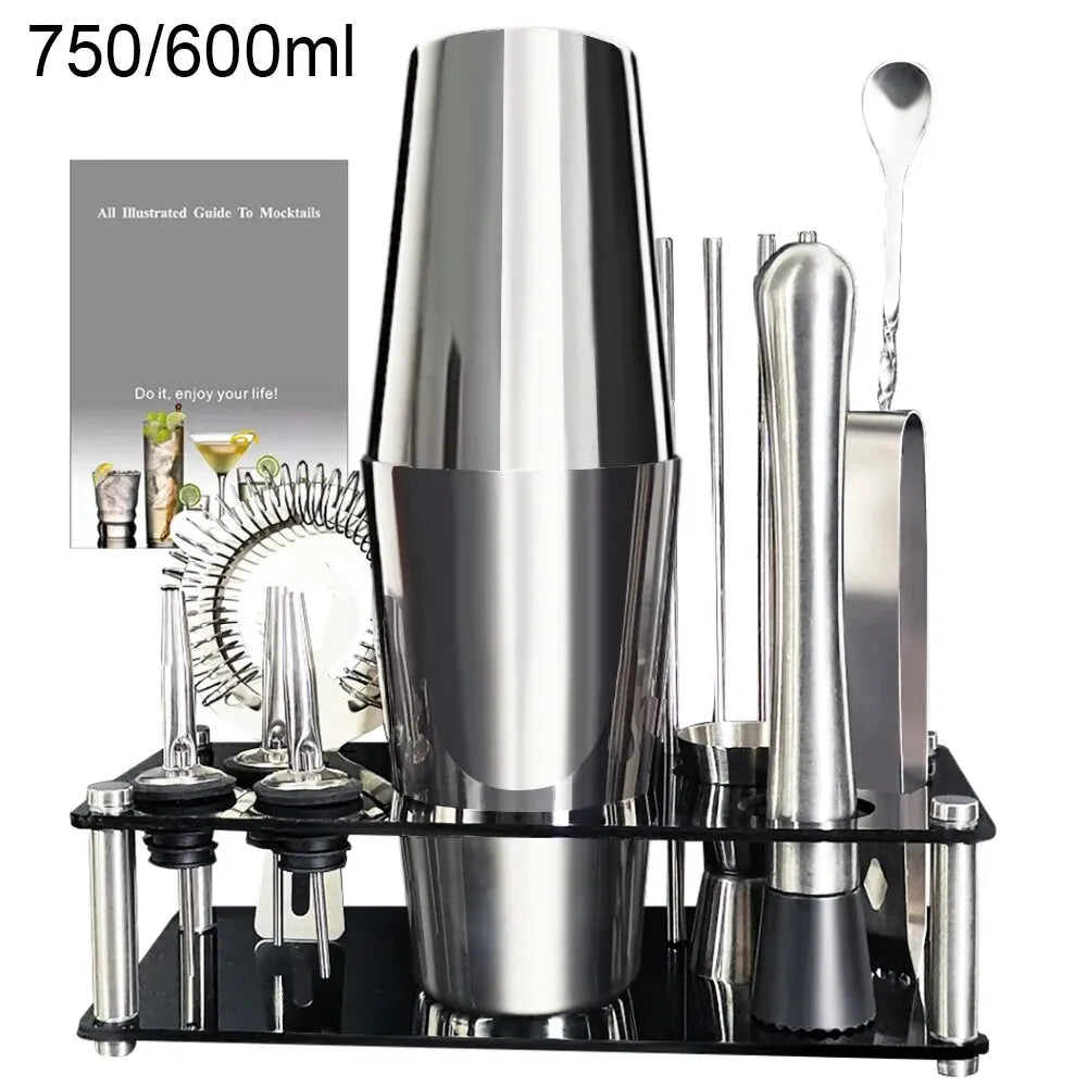 Boston Cocktail Shaker Bar Tools Set