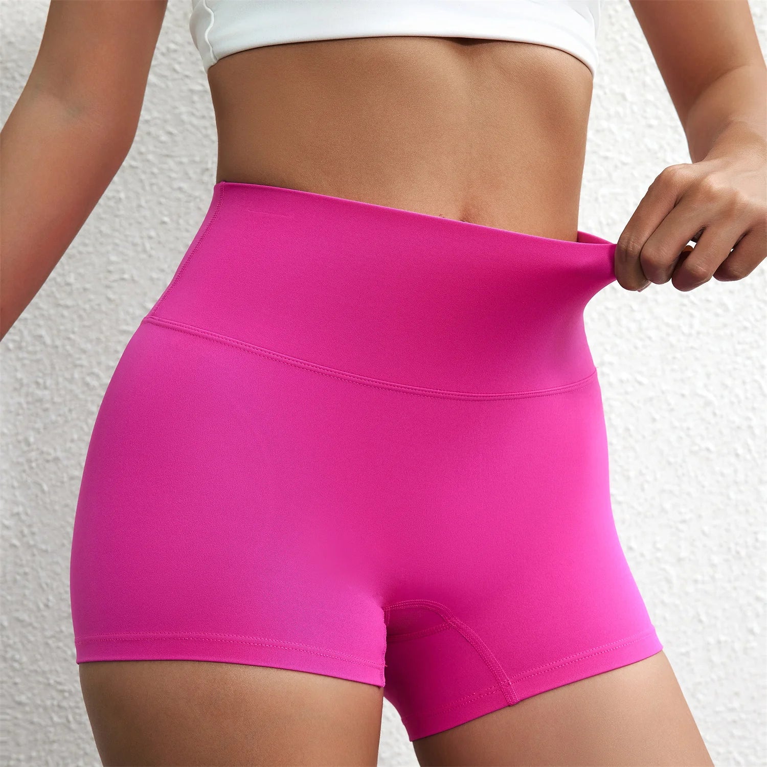 Lana™ Solid Colour Tight Compression Sport Shorts