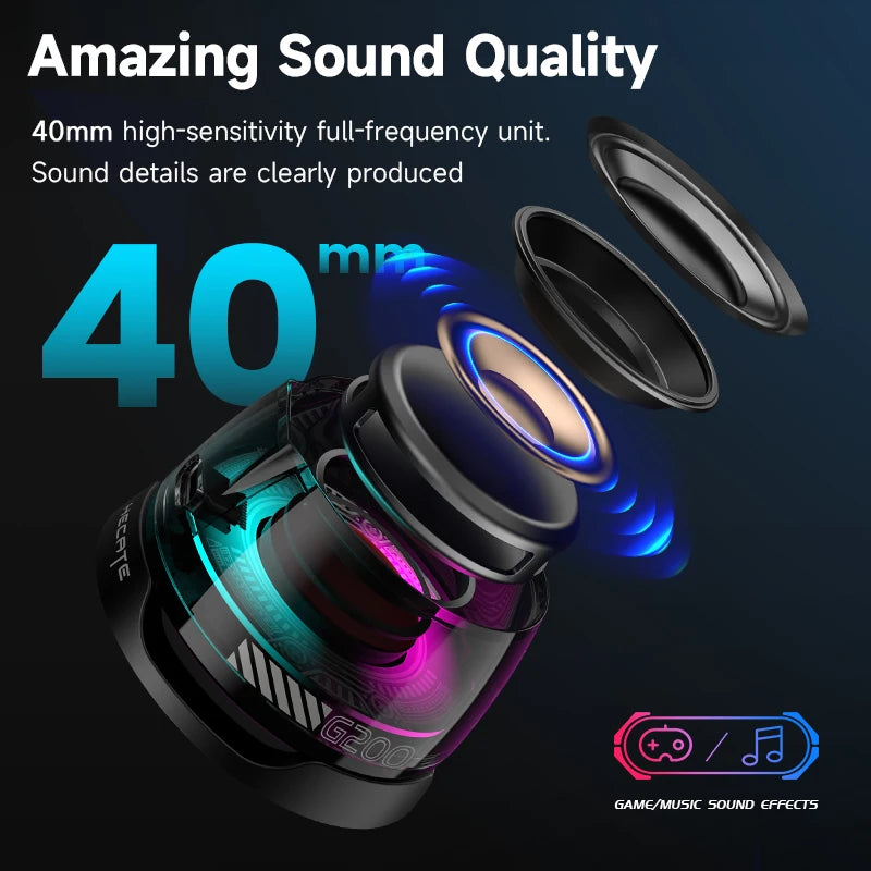 Magnetic EchoGlow G200 Bluetooth Speaker