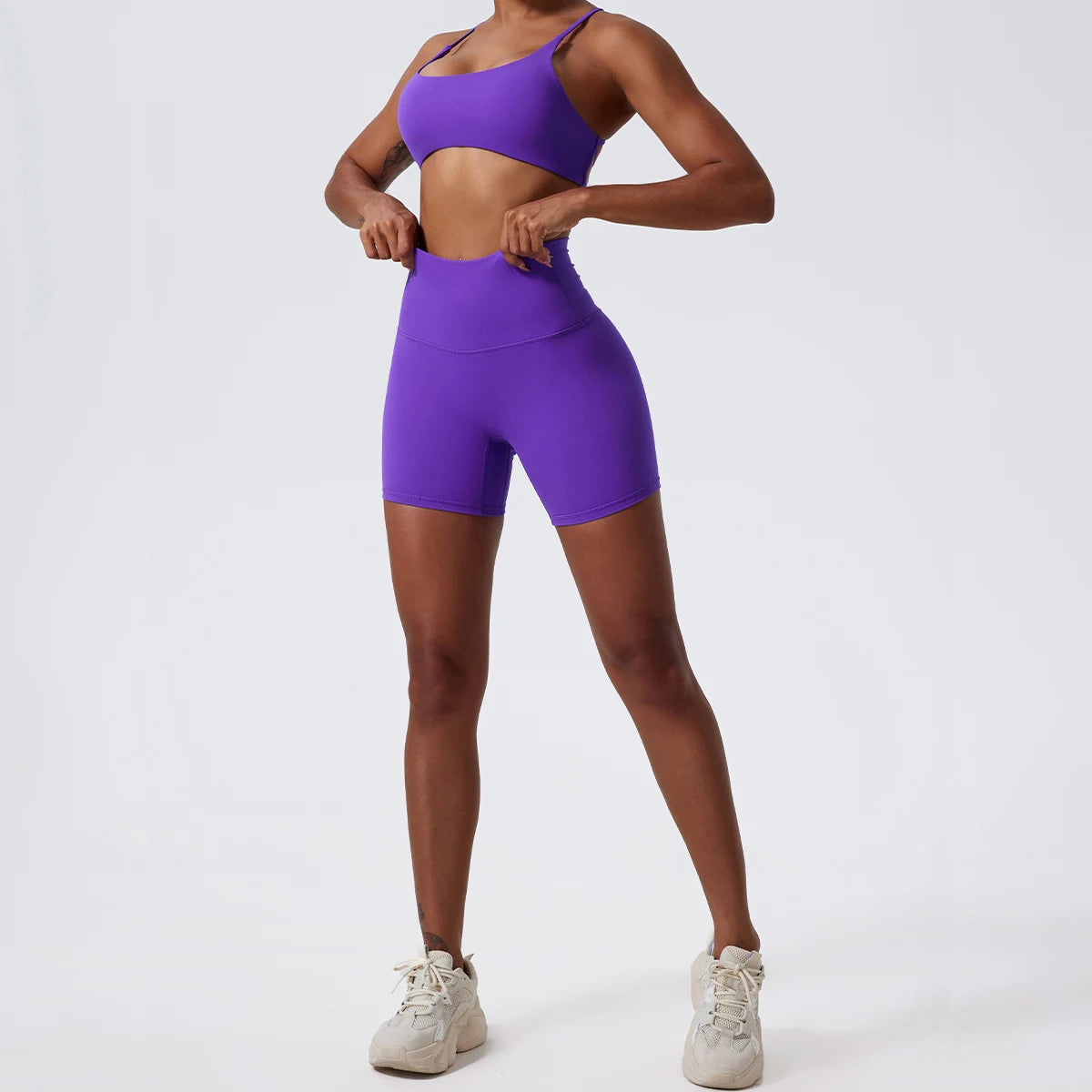 Delilah™ Super Soft Fabric Yoga Push Up Gym Shorts