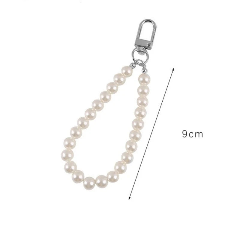 Retro Pearl Key Chains for Women