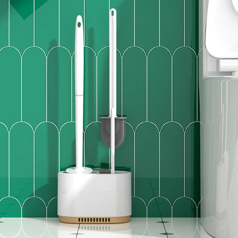 Wall Mounted Toilet Brush Set