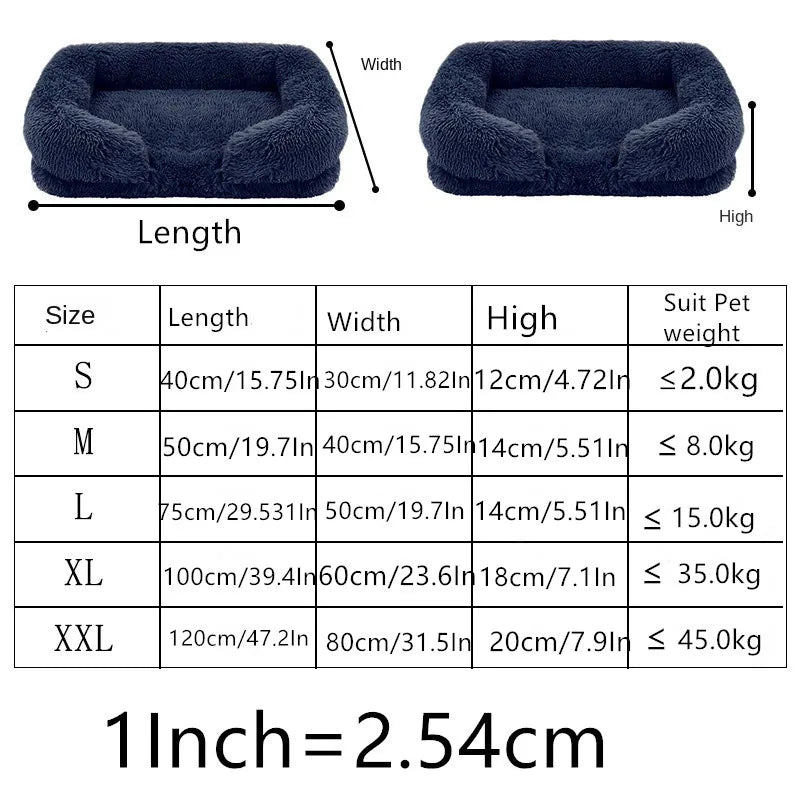 Dog Plush Pet Bed