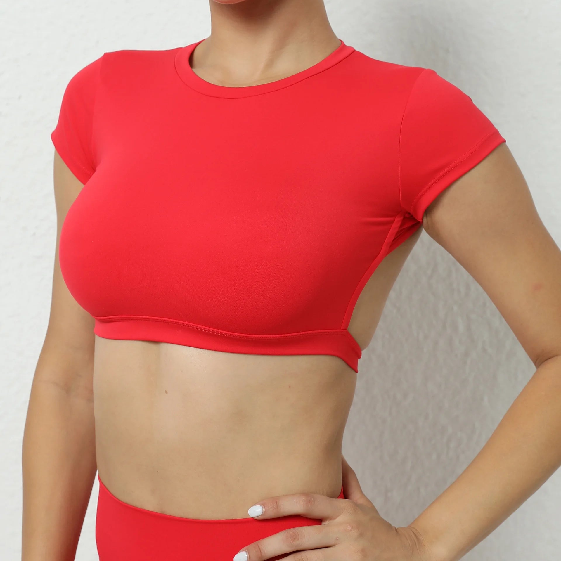 Scarlett™ Breathable Backless Workout Crop Top