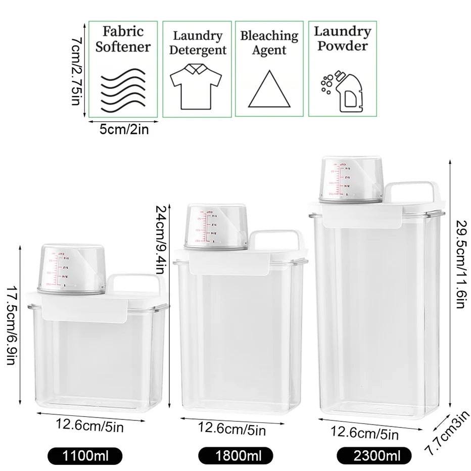 Refillable Laundry Detergent Dispenser