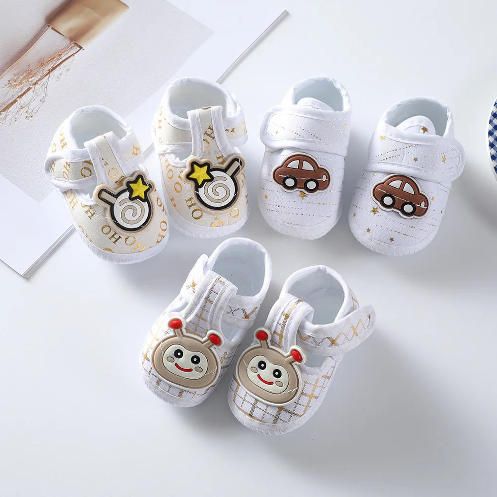 0-12 Month Soft Cotton Baby Shoes