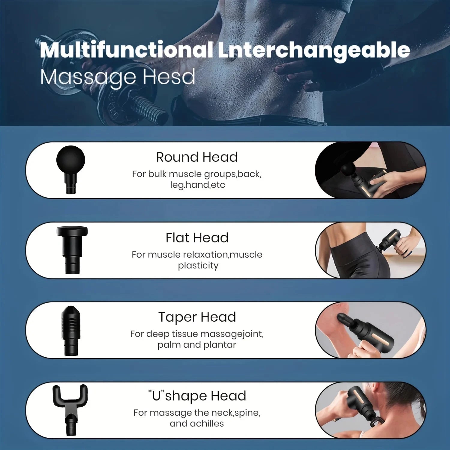 Portable Fascial Massage Gun