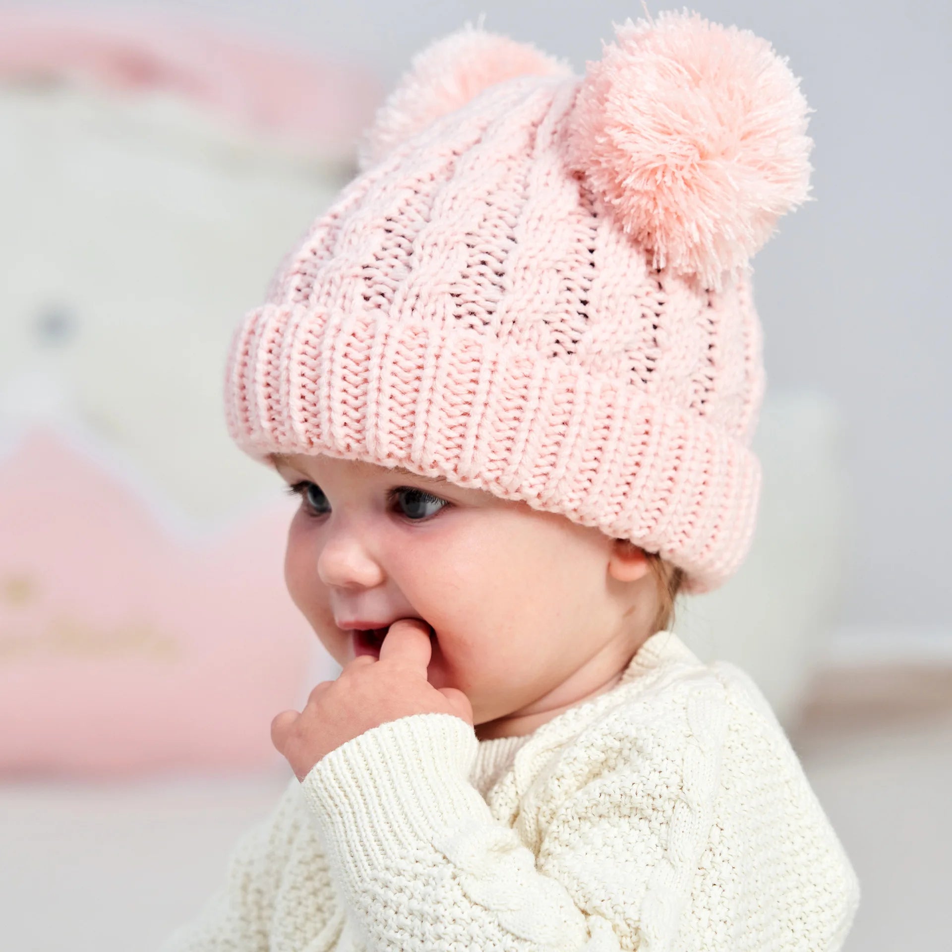 Autumn Winter Baby Beanie For Girls