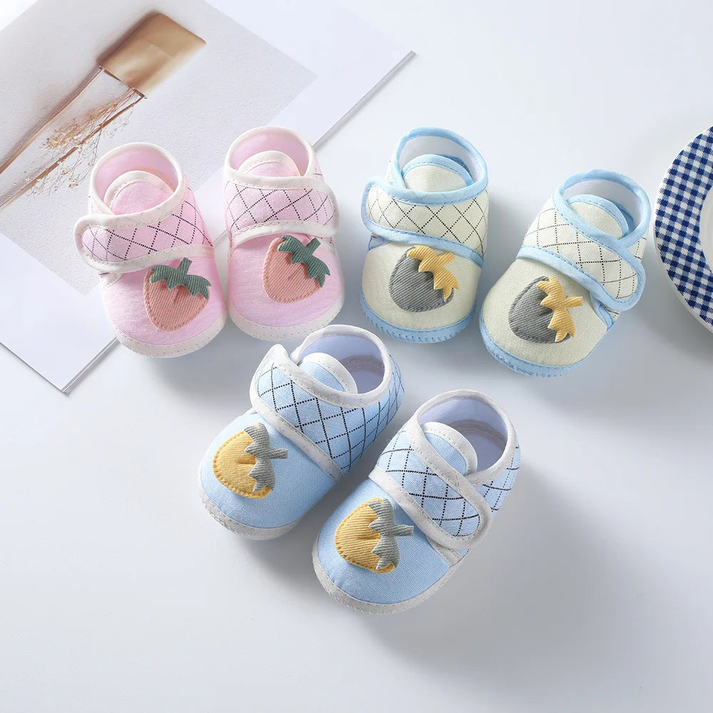 0-12 Month Soft Cotton Baby Shoes