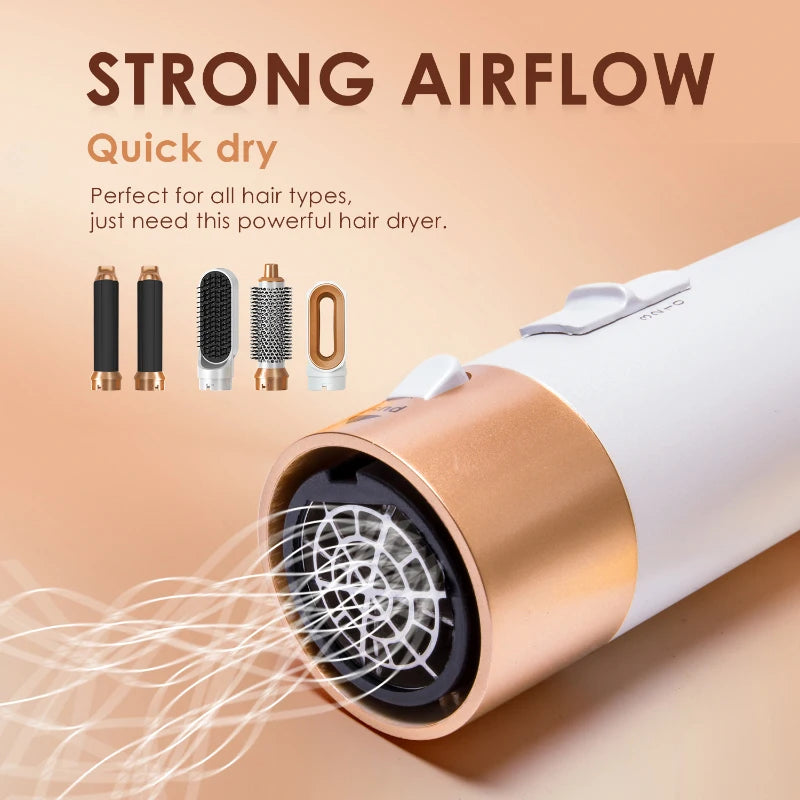 5-in-1 Hair Dryer Styling Brush