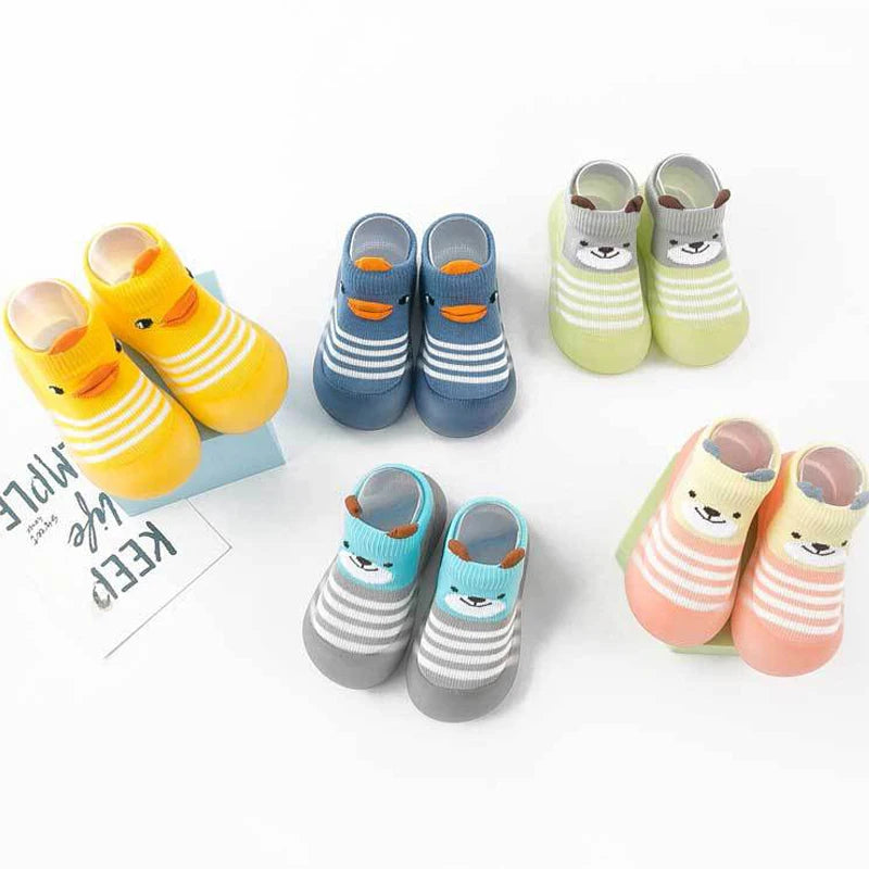 Animal Pattern Toddler Shoes Non-Slip Silicone Sole Baby Floor Socks