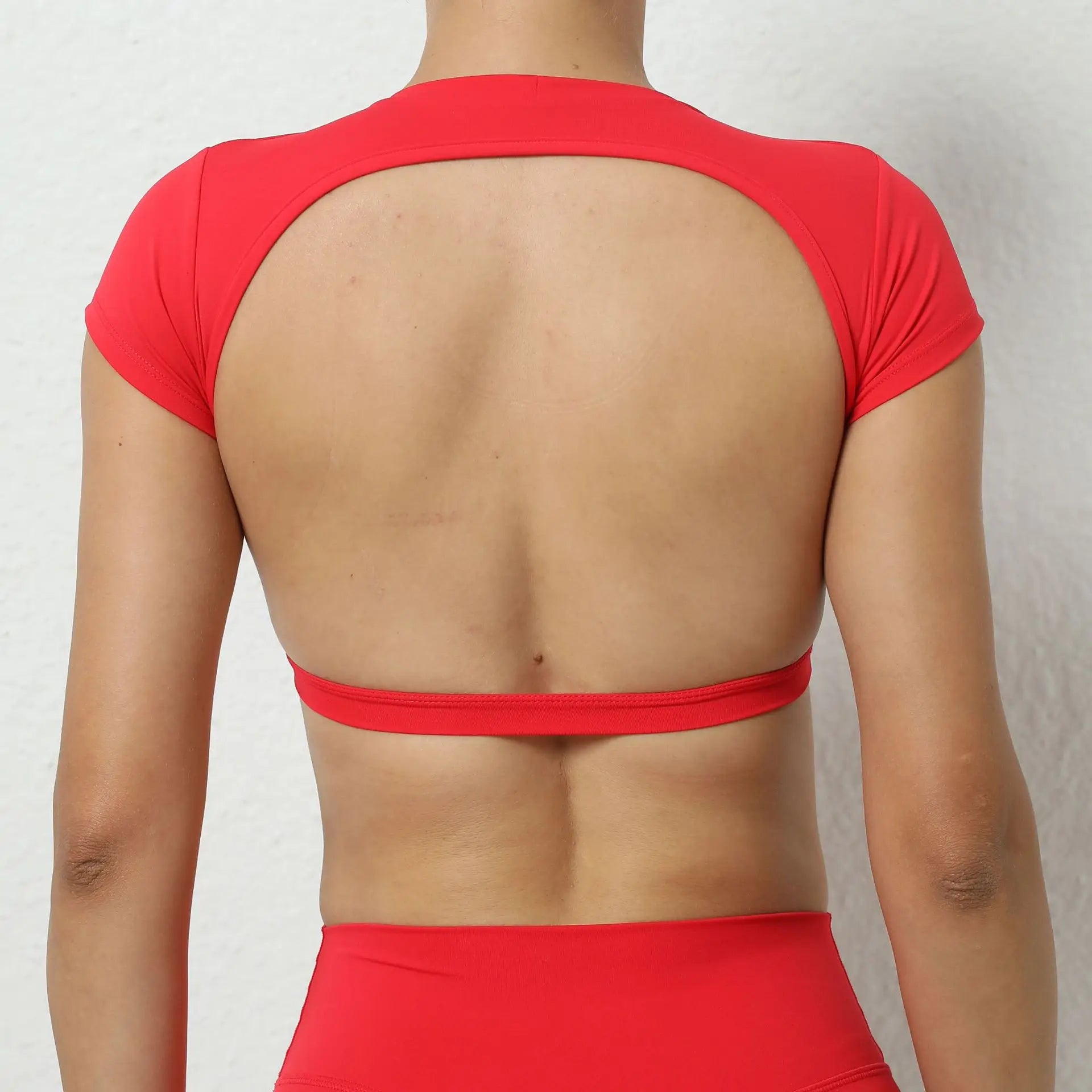 Scarlett™ Breathable Backless Workout Crop Top