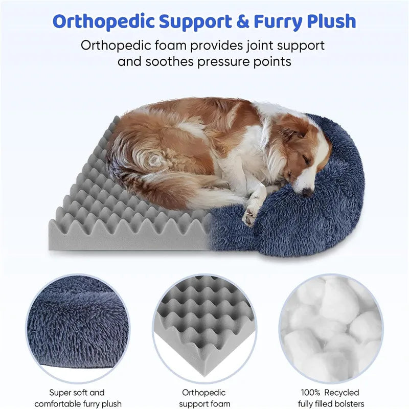 Dog Plush Pet Bed