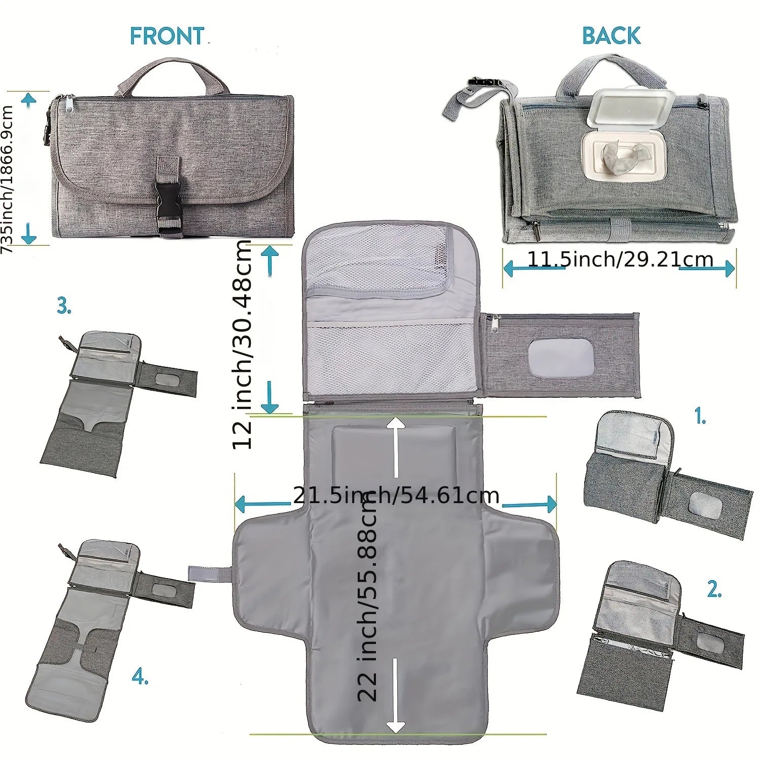 Portable Diaper Changing Travel Kit