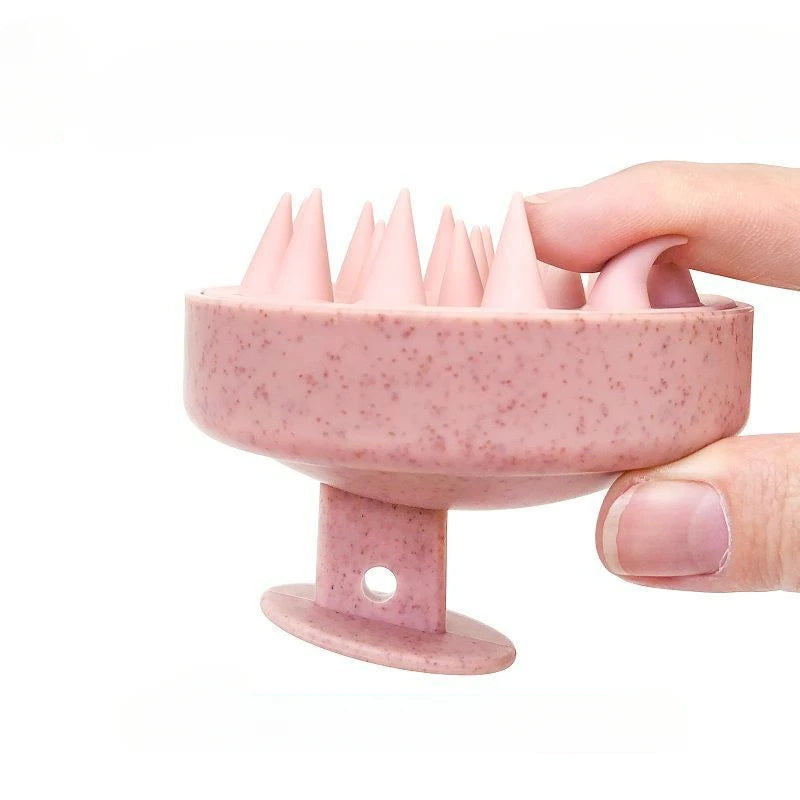 Silicone Shampoo Brush Head Massage Comb