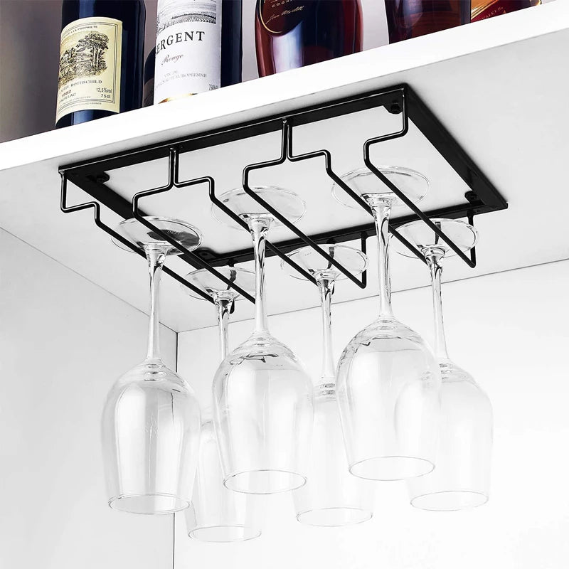 Wine Glasses Holder Stemware Hanging Rack