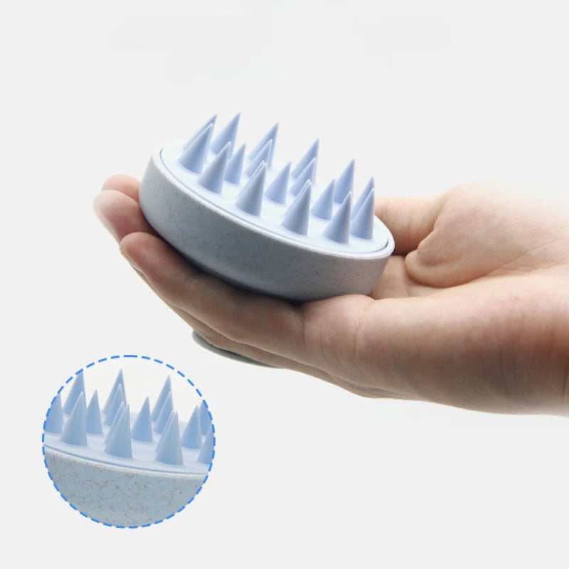 Silicone Shampoo Brush Head Massage Comb