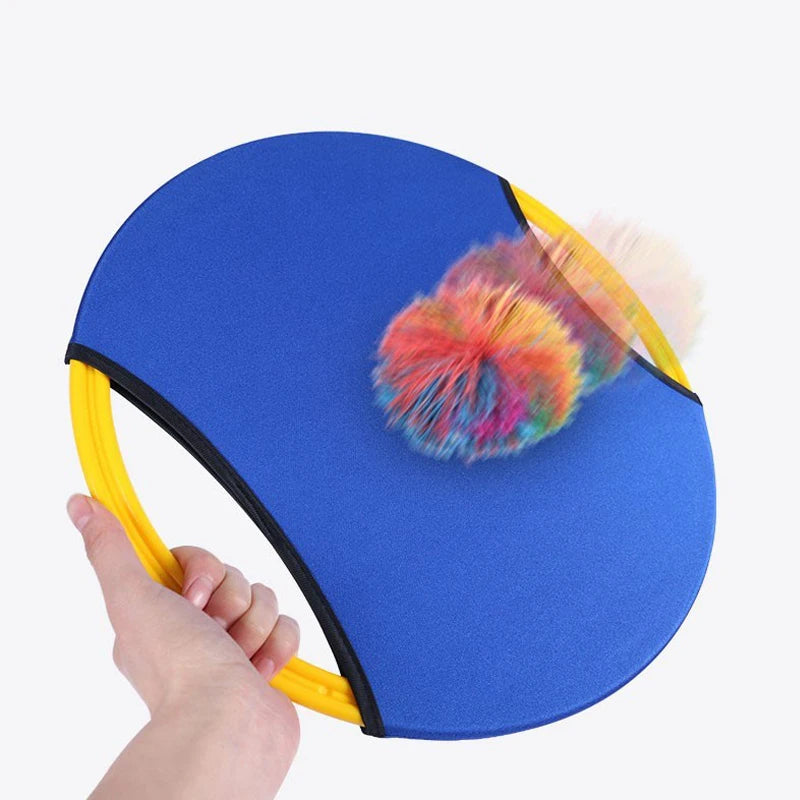 Outdoor Fun Bouncy Paddle & Stringy Ball Toss And Catch Game