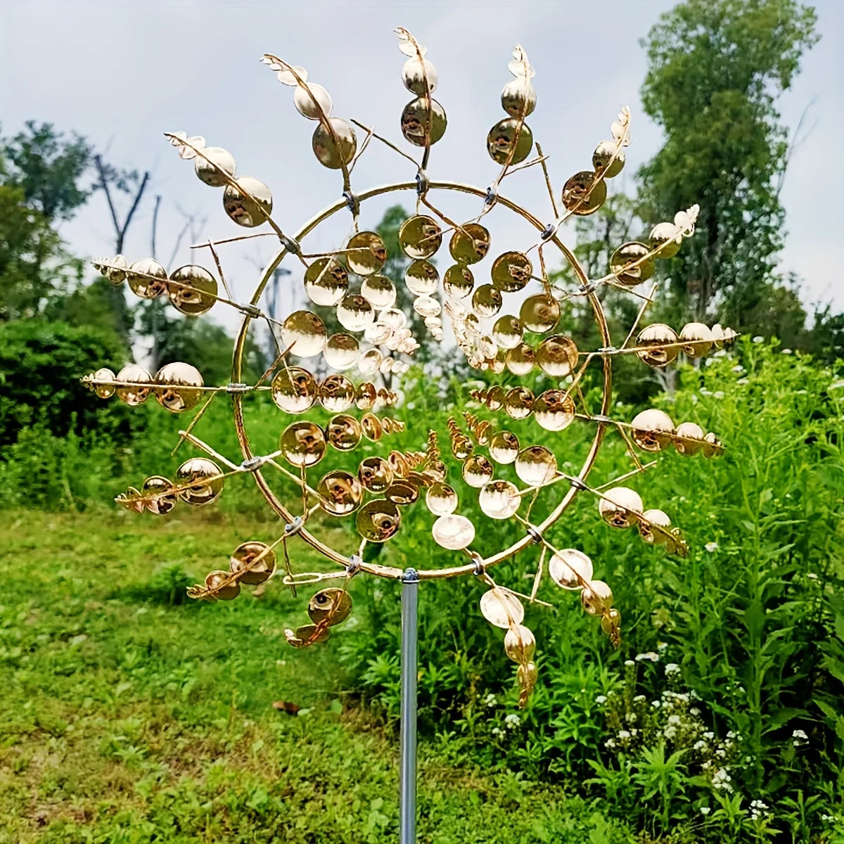 Magical Kinetic Metal Windmill