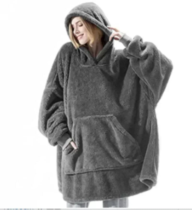 Winter Hoodies Warm Comfort Flannel Blanket